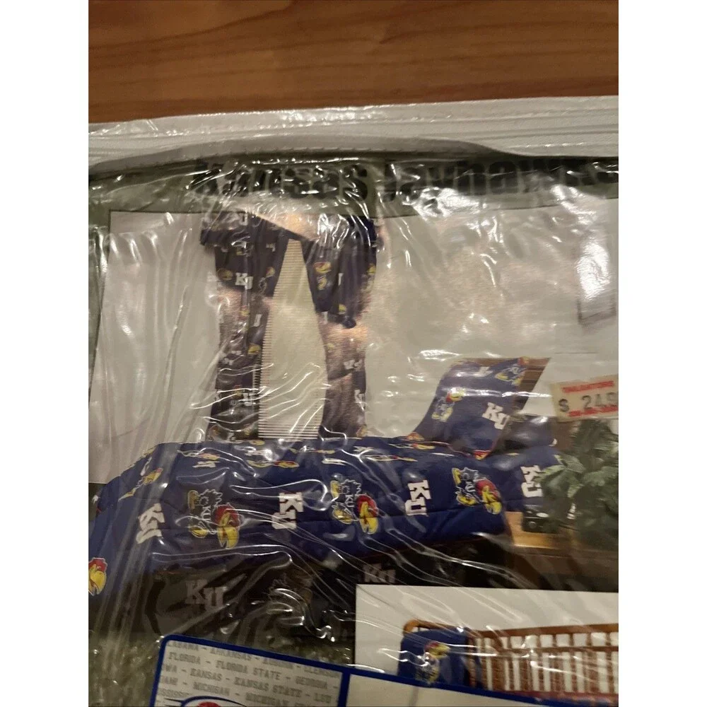 Kansas Jayhawks Bathroom Shower Curtain Cover Multicolor